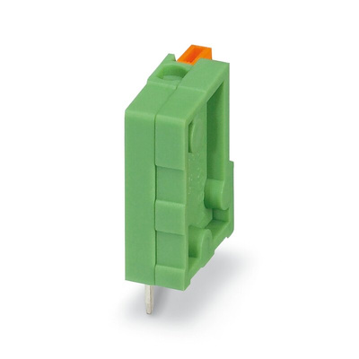 Phoenix Contact FFKDSA1/V-5.08 Series PCB Terminal Block, 1-Contact, 2.54mm Pitch, Through Hole Mount, 1-Row, Solder