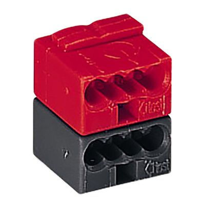Wago 243 Series PCB Terminal Block, 5.75mm Pitch, Cable Mount, Push In Termination
