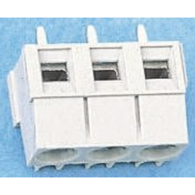 Wieland 8292 Series PCB Terminal Block, 6-Contact, 5.08mm Pitch, Through Hole Mount, 1-Row, Screw Termination