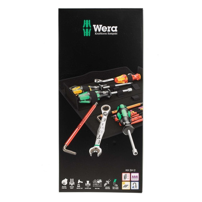 Wera 15 Piece Boxed Plumbing Tool Kit with Case, VDE Approved