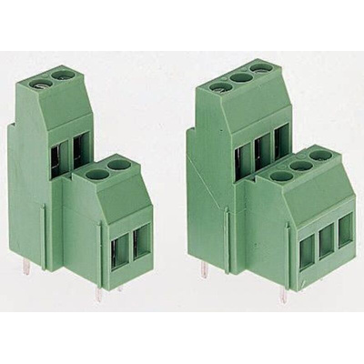 Phoenix Contact MKKDS 3/ 3-5.08 Series PCB Terminal Block, 5.08mm Pitch, Through Hole Mount, Solder Termination