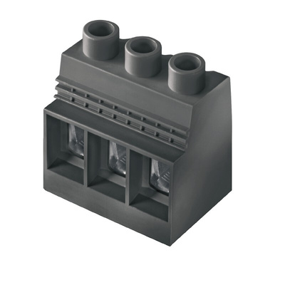 Weidmuller LXXX Series PCB Terminal Block, 1-Contact, 15mm Pitch, PCB Mount, 1-Row