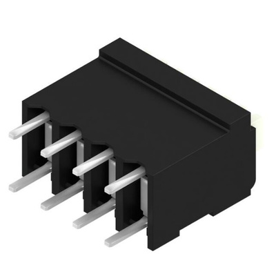 Weidmuller LSF Series PCB Terminal Block, 4-Contact, 3.81mm Pitch, Surface Mount, 1-Row