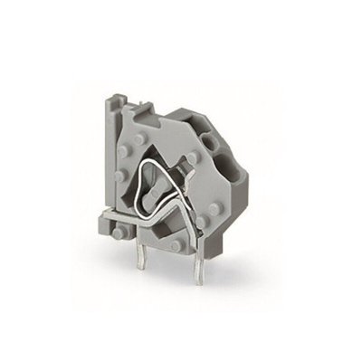 Wago PCB Terminal Block, 1-Contact, 5mm Pitch, Through Hole Mount, 1-Row