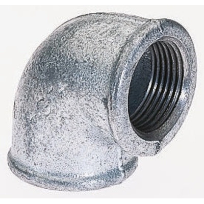 Georg Fischer Malleable Iron Fitting Elbow, 1-1/4 in BSPP Female (Connection 1), 1-1/4 in BSPP Female (Connection 2)