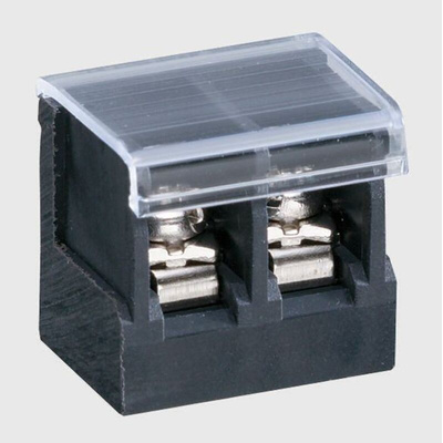 Yoshida Electric Industry HPB Series PCB Terminal Block, 2-Contact, 7.62mm Pitch, Through Hole Mount, 1-Row, Solder