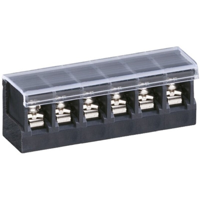Yoshida Electric Industry HPB Series PCB Terminal Block, 6-Contact, 7.62mm Pitch, Through Hole Mount, 1-Row, Solder