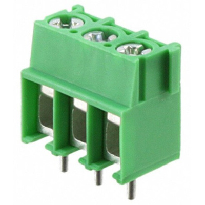 Phoenix Contact COMBICON PT Series PCB Terminal Block, 5mm Pitch, Through Hole Mount, Screw Termination