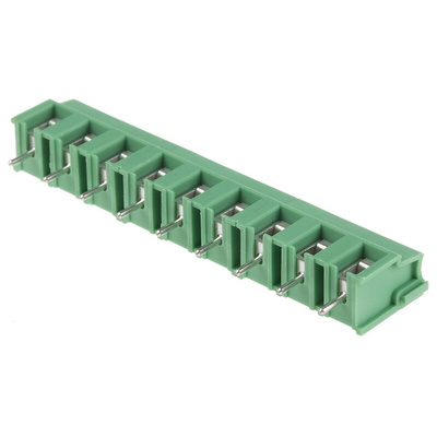 Phoenix Contact PT 2.5/ 9-7.5-H Series PCB Terminal Block, 7.5mm Pitch, Through Hole Mount, Screw Termination