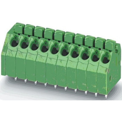 Phoenix Contact PTSA 1.5/16-3.5-F Series PCB Terminal Block, 3.5mm Pitch, Through Hole Mount, 1-Row, Solder Termination