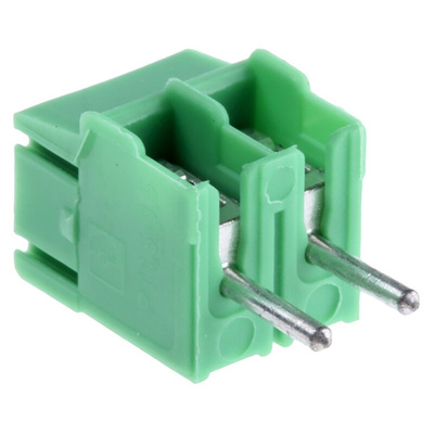 Phoenix Contact COMBICON COMPACT PT Series PCB Terminal Block, 3.5mm Pitch, Through Hole Mount, Solder Termination