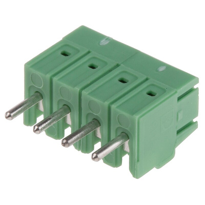 Phoenix Contact COMBICON COMPACT PT Series PCB Terminal Block, 3.5mm Pitch, Through Hole Mount, Solder Termination