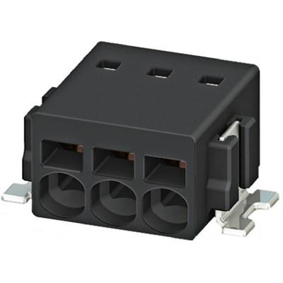 Phoenix Contact PTSM 0.5/ 8-2.5-H SMD R44 Series PCB Terminal Block, 8-Contact, 2.5mm Pitch, Surface Mount, 1-Row,