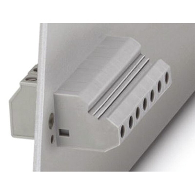 Phoenix Contact HDFKV 4 Series Feed Through Terminal Block, 1-Contact, 8.1mm Pitch, Plug-In, 1-Row, Screw Termination
