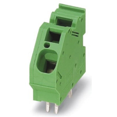 Phoenix Contact ZFKDS 10-10.00 Series PCB Terminal Block, 1-Contact, 10mm Pitch, Through Hole Mount, 1-Row, Spring Cage
