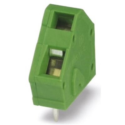 Phoenix Contact ZFKDSA 1.5C-6.0 Series PCB Terminal Block, 1-Contact, 5mm Pitch, Through Hole Mount, 1-Row, Spring Cage