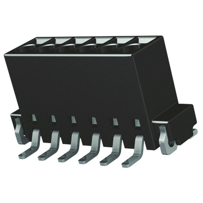 Harting Har-Flexicon Series PCB Terminal Block, 7-Contact, 2.54mm Pitch, Surface Mount, 1-Row, Screw Termination