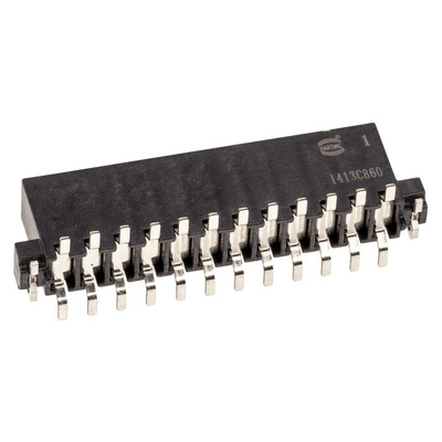 Harting Har-Flexicon Series PCB Terminal Block, 12-Contact, 2.54mm Pitch, Surface Mount, 1-Row, Screw Termination
