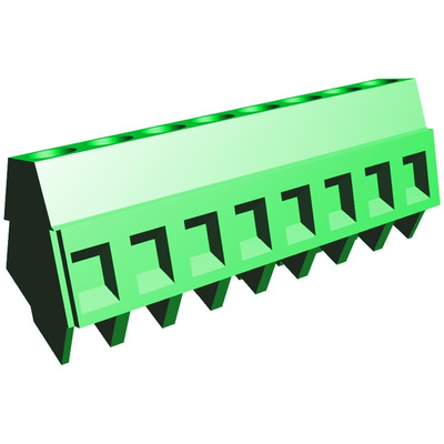 TE Connectivity Buchanan Series PCB Terminal Block, 8-Contact, 5.08mm Pitch, Through Hole Mount, 1-Row, Screw