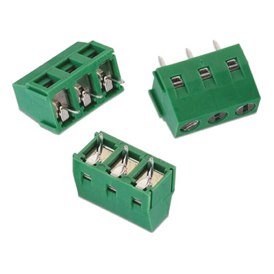 Wurth Elektronik 213 Series PCB Terminal Block, 3-Contact, 5mm Pitch, Through Hole Mount, 1-Row, Solder Termination