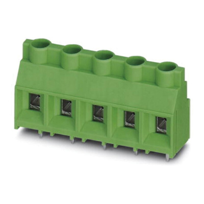 Phoenix Contact MKDS 5/10-9.5 Series PCB Terminal Block, 10-Contact, 9.52mm Pitch, Through Hole Mount, Screw Termination