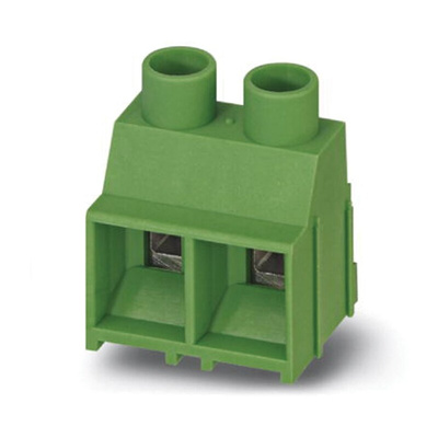 Phoenix Contact MKDS 5 HV/ 4-9.52 Series PCB Terminal Block, 4-Contact, 9.52mm Pitch, Through Hole Mount, Screw