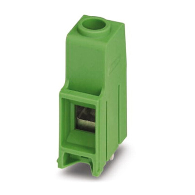 Phoenix Contact MKDS 10 HV/ 1-B-10.16 Series PCB Terminal Block, 1-Contact, 10.16mm Pitch, Through Hole Mount, Screw