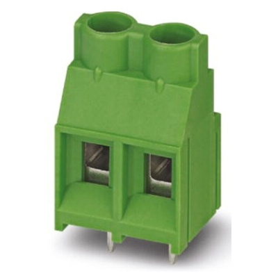 Phoenix Contact MKDS 5/ 2-7.62 Series PCB Terminal Block, 2-Contact, 7.62mm Pitch