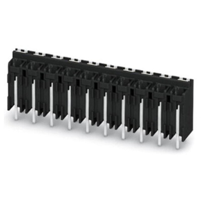 Phoenix Contact SPT-THR 1.5/ 7-V-5.0 P26 Series PCB Terminal Block, 5mm Pitch, Through Hole Mount, Spring Cage