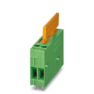 Phoenix Contact KDS 3-SI Series PCB Terminal Block, 1-Contact, 5.08mm Pitch, Through Hole Mount, Screw Termination