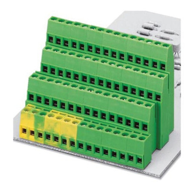 Phoenix Contact MK3DS 1.5/ 3-5.08-BC Series PCB Terminal Block, 3-Contact, 5.08mm Pitch, Through Hole Mount, Screw
