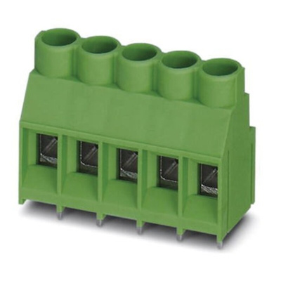 Phoenix Contact GKDS-EX Series PCB Terminal Block, 1-Contact, 7.5mm Pitch, Through Hole Mount, Screw Termination