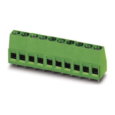 Phoenix Contact SMKDS 3/ 6 Series PCB Terminal Block, 6-Contact, 5mm Pitch, Through Hole Mount, Screw Termination