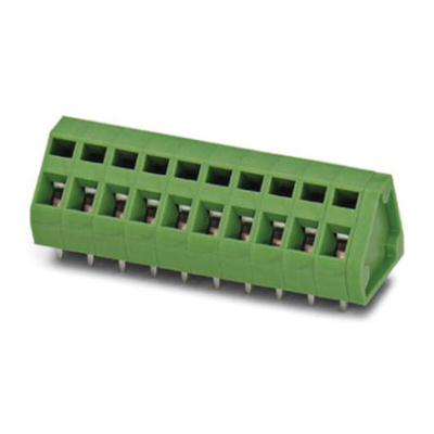 Phoenix Contact MKDS 1.5/14 Series PCB Terminal Block, 14-Contact, 5mm Pitch, Through Hole Mount, Screw Termination