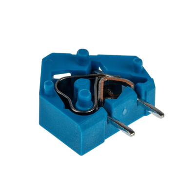 Wago PCB Terminal Block, 1-Contact, 5mm Pitch, Through Hole Mount, Solder Termination