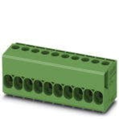 Phoenix Contact TDPT 2.5/ 8-SC-5.08 Series PCB Terminal Block, 8-Contact, 5.08mm Pitch, Through Hole Mount, 1-Row,