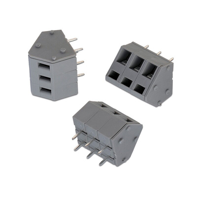 Wurth Elektronik 413B Series PCB Terminal Block, 11-Contact, 5mm Pitch, PCB Mount, 1-Row, Solder Termination