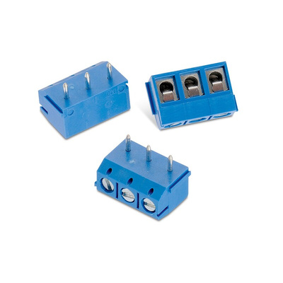 Wurth Elektronik 1047 Series PCB Terminal Block, 2-Contact, 5mm Pitch, Through Hole Mount, 1-Row, Solder Termination