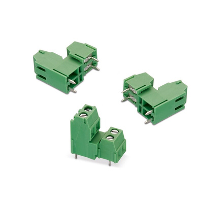 Wurth Elektronik 2301 Series PCB Terminal Block, 4-Contact, 3.5mm Pitch, Through Hole Mount, 1-Row, Solder Termination