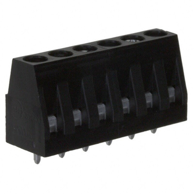 Molex 39544 Series PCB Terminal Block, 6-Contact, 5.08mm Pitch, Vertical Mount, 1-Row