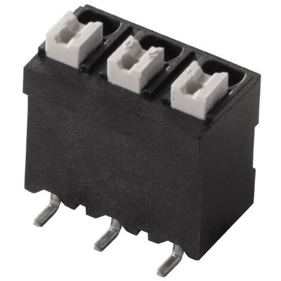 Weidmuller LSF Series PCB Terminal Block, 4-Contact, 5mm Pitch, Surface Mount, 1-Row