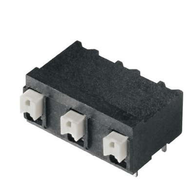 Weidmuller LSF Series PCB Terminal Block, 6-Contact, 7.5mm Pitch, Surface Mount, 1-Row