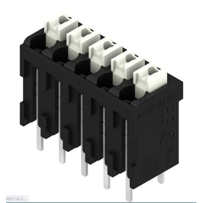 Weidmuller LSF Series PCB Terminal Block, 5-Contact, 3.81mm Pitch, Surface Mount, 1-Row