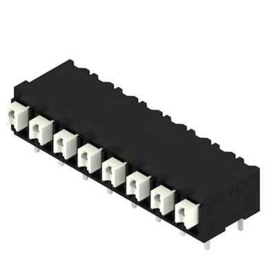 Weidmuller LSF Series PCB Terminal Block, 2-Contact, 5.08mm Pitch, Surface Mount, 1-Row