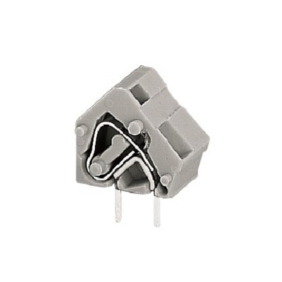 Wago PCB Terminal Block, 1-Contact, 10/10.16mm Pitch, Through Hole Mount, 1-Row