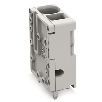 Wago PCB Terminal Block, 1-Contact, 7.5mm Pitch, Feed Through Mount, 1-Row