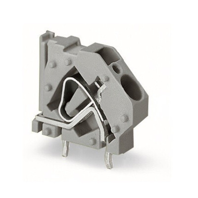 Wago PCB Terminal Block, 1-Contact, 7.5mm Pitch, Through Hole Mount, 1-Row