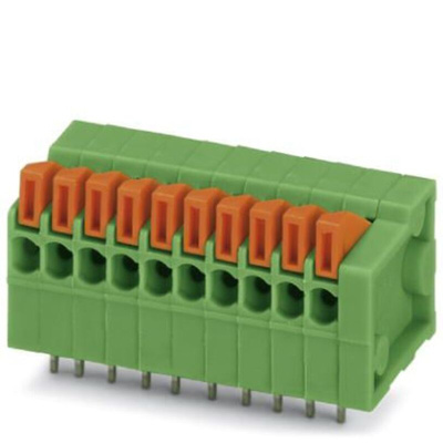 Phoenix Contact PCB Terminal Block, 12-Contact, 2.54mm Pitch, 1-Row