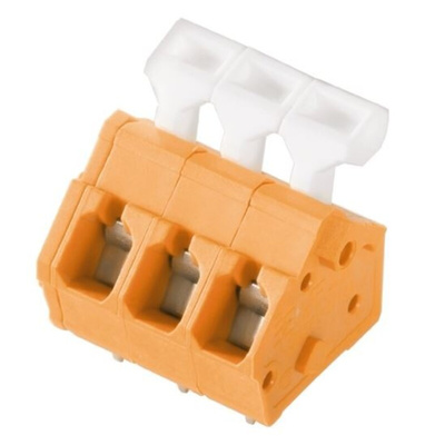 Weidmuller PCB Terminal Block, 2-Contact, 5mm Pitch, PCB Mount, 1-Row