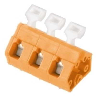 Weidmuller PCB Terminal Block, 3-Contact, 5mm Pitch, PCB Mount, 1-Row